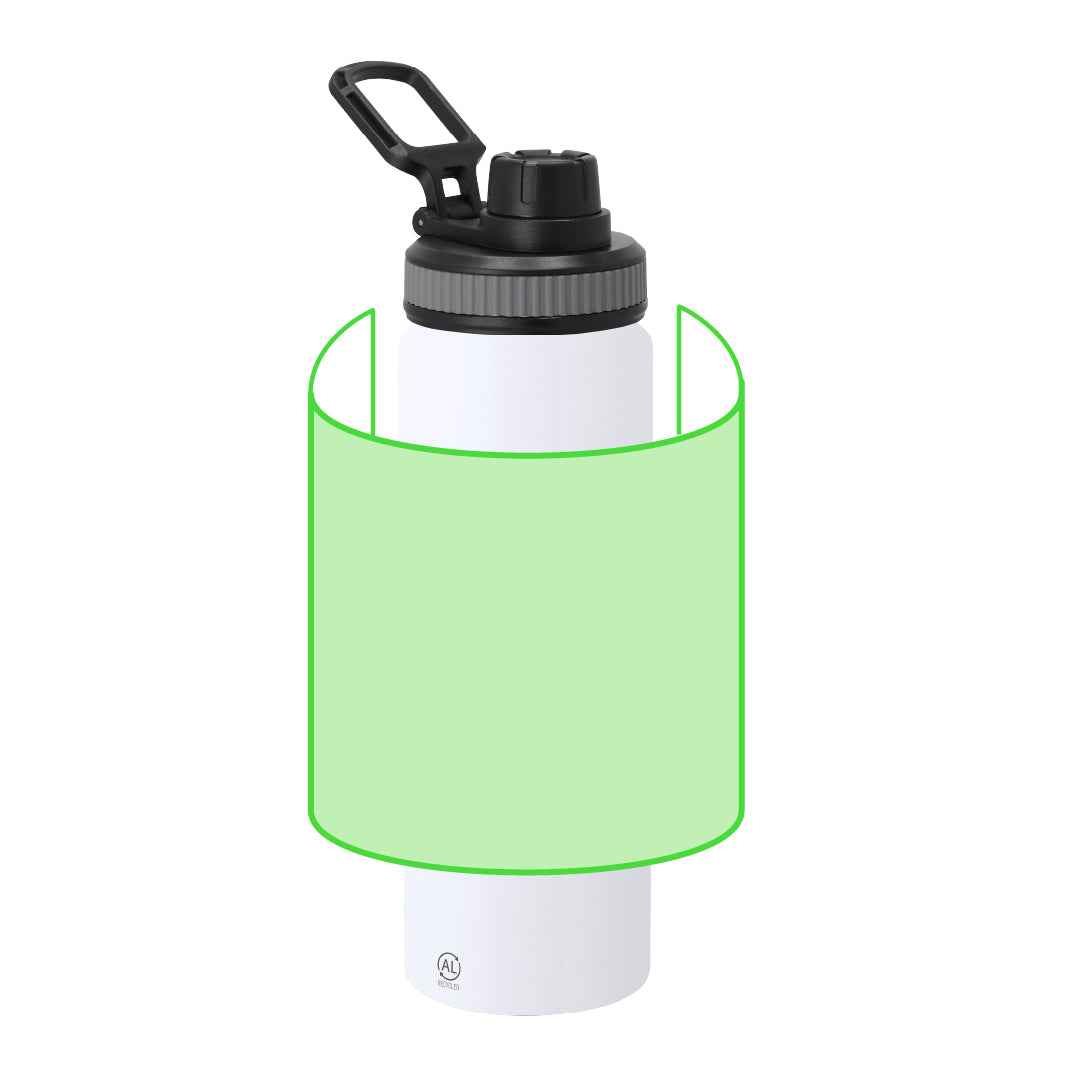 Fouler Recycled Aluminium Bottle – Sustainable 800ml Drinkware