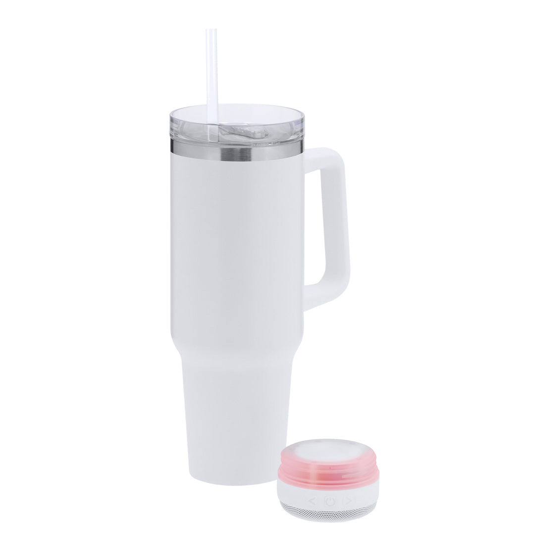 Tracir Thermal Mug with Bluetooth Speaker – Durable and Stylish Drinkware for Irish Businesses
