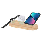 Tigris Wireless Multi-Charger – Sustainable Bamboo Charging Station