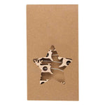 Plentox Illuminated Wooden Garland – Natural Christmas Decoration