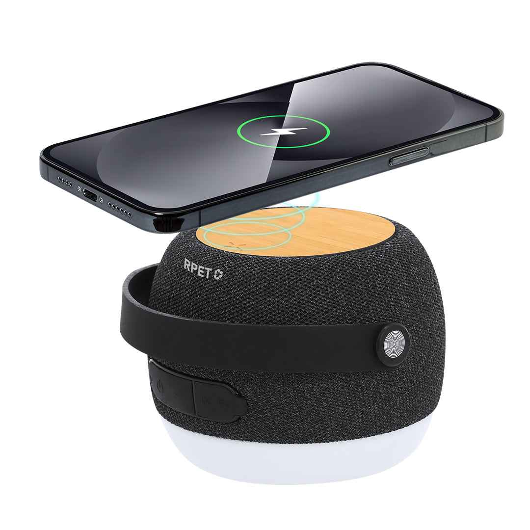 Sprit Bluetooth Speaker Charger – Sustainable Wireless Charging with LED Lighting