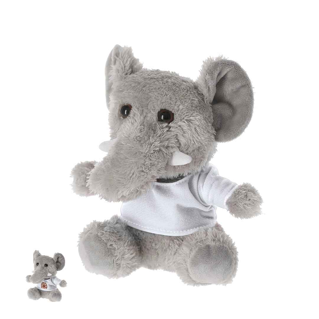 Brekalo Customisable Plush Toy – Soft Elephant with Personalised T-Shirt