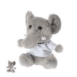 Brekalo Customisable Plush Toy – Soft Elephant with Personalised T-Shirt