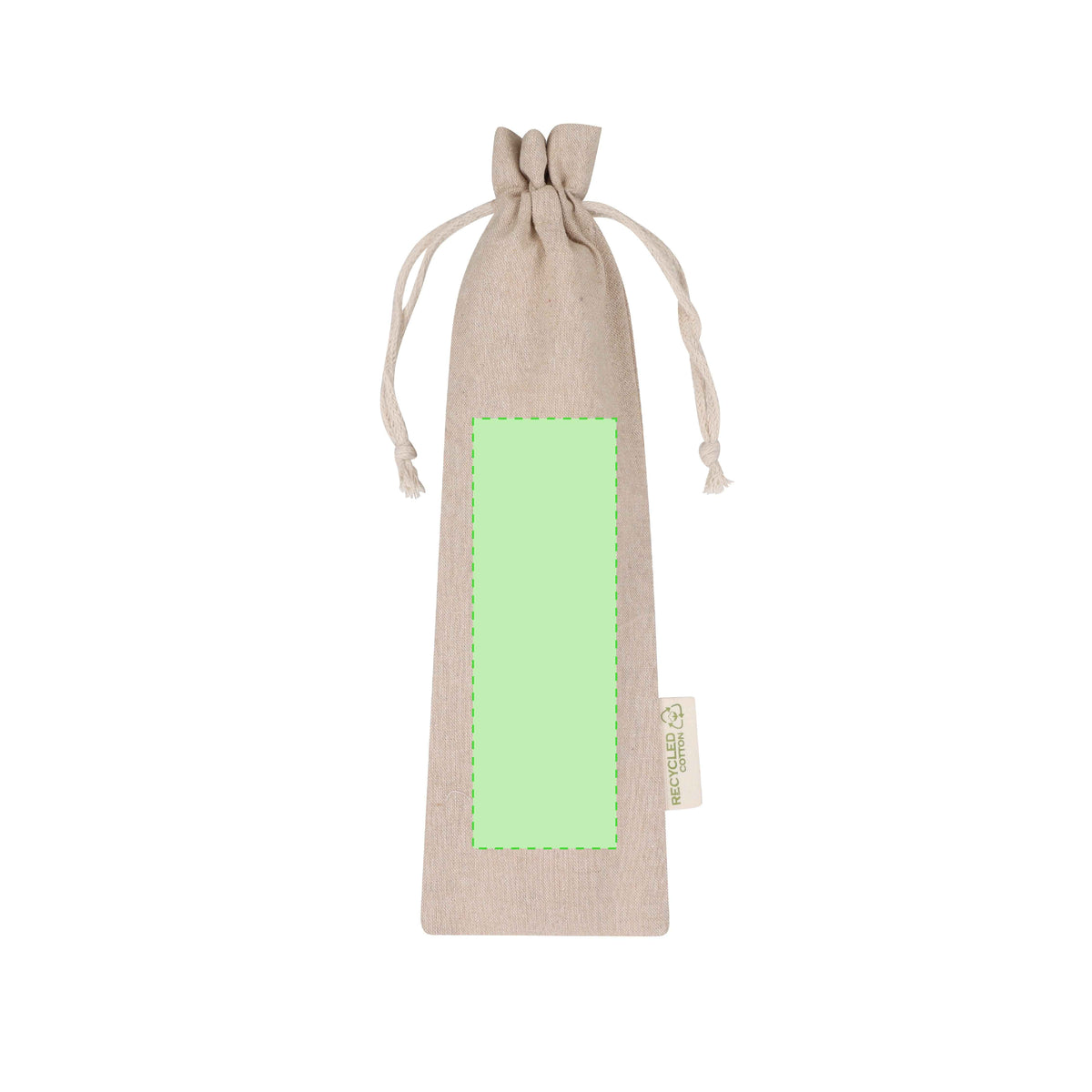 Fleken Recycled Cotton Drawstring Bag – Sustainable Promotional Item