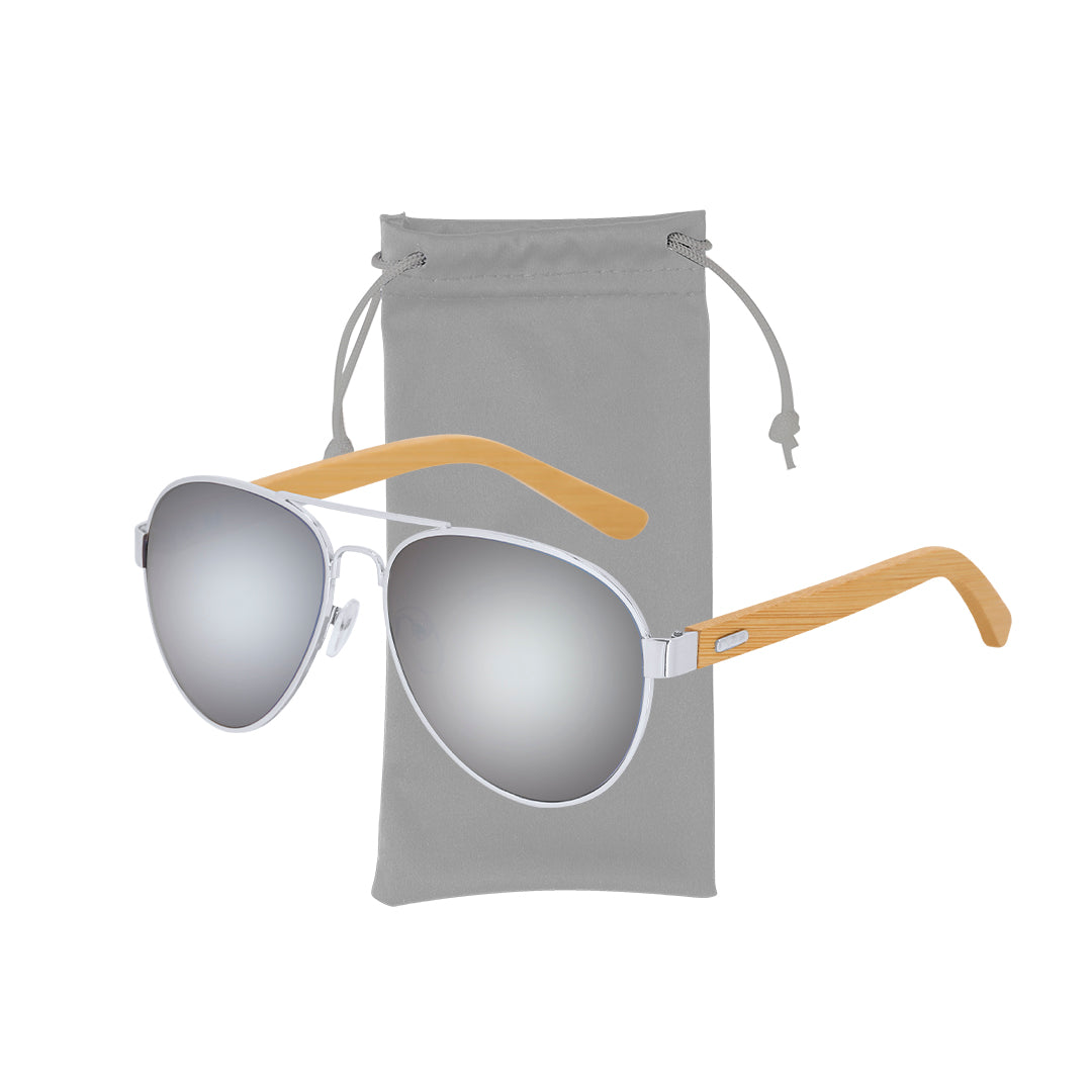 Gunok Sunglasses with UV400 Protection and Bamboo Arms | Fou Tees Ireland