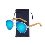 Gunok Sunglasses with UV400 Protection and Bamboo Arms | Fou Tees Ireland