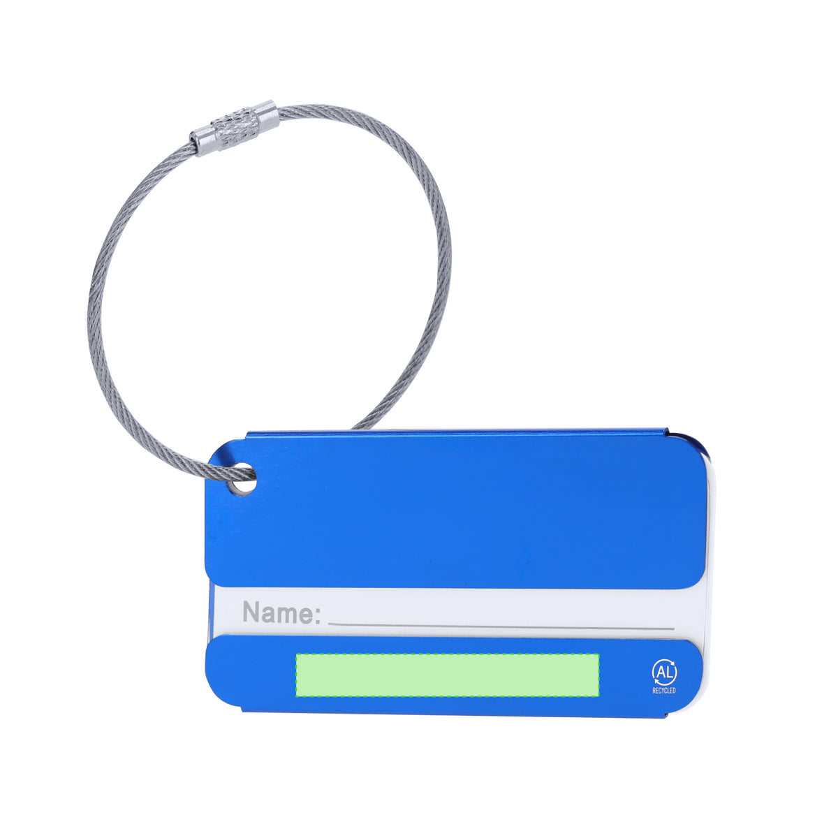 Halux Recycled Aluminium Luggage Identifier – Durable and Eco-Friendly