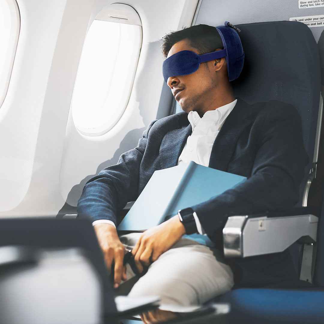 Pansir Travel Pillow with Eye Mask – Comfortable and Sustainable Travel Accessory
