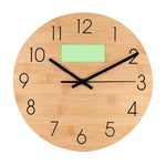 Tiwel Bamboo Wall Clock – Natural, Sustainable Timepiece