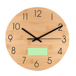 Tiwel Bamboo Wall Clock – Natural, Sustainable Timepiece