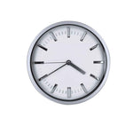 Houser Wall Clock – Elegant Aluminium and Glass Office Clock