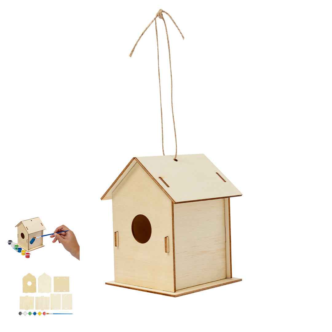 Spydel Hanging Birdhouse – Natural Wood Birdhouse for Bulk Orders