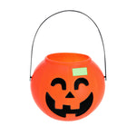 Cowel Halloween Basket – Durable Pumpkin-Shaped Handle Basket
