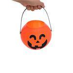 Cowel Halloween Basket – Durable Pumpkin-Shaped Handle Basket