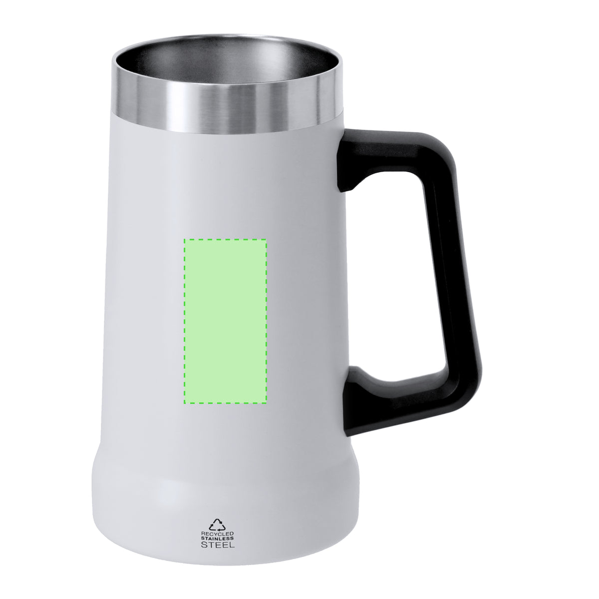 Glinox Recycled Stainless Steel Pitcher for Corporate and Event Use