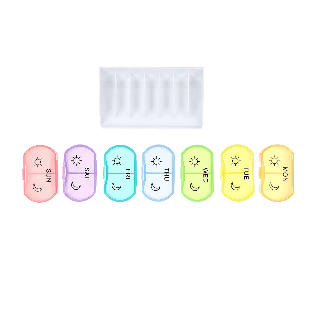 Parnex Pill Organizer – Durable Weekly Pill Storage Solution
