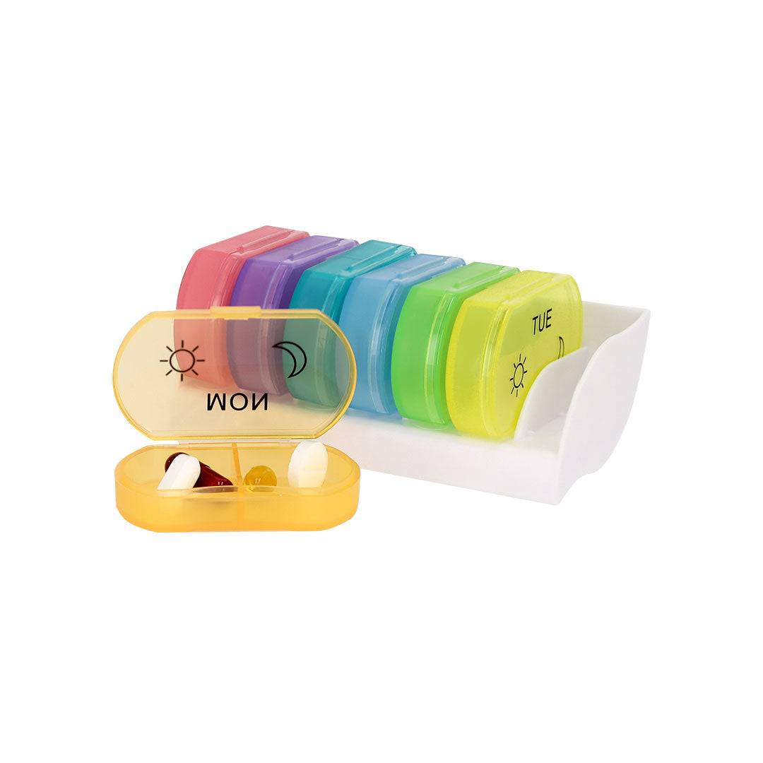 Parnex Pill Organizer – Durable Weekly Pill Storage Solution