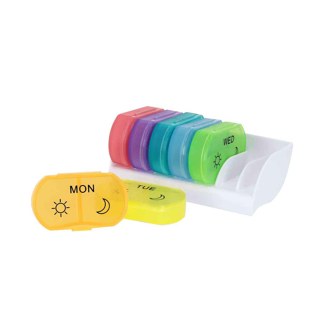 Parnex Pill Organizer – Durable Weekly Pill Storage Solution