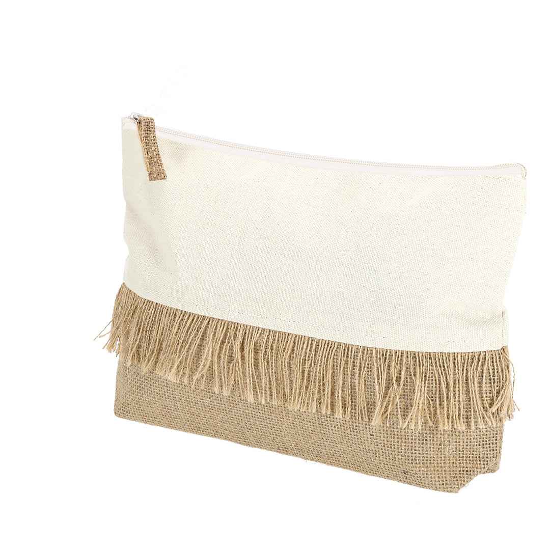 Hyker Toiletry Bag – Durable Laminated Jute and Cotton | Fou Tees Ireland
