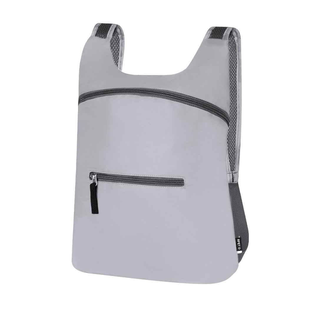 Cladox Folding Backpack - Reflective RPET Material, Ideal for Bulk Orders