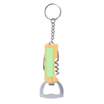 Jilar Keychain Bottle Opener – Bamboo and Stainless Steel Multi-Tool