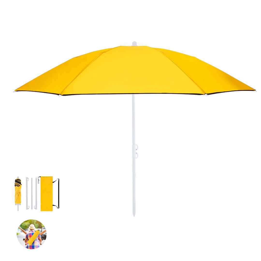 Misarya Foldable Beach Umbrella – Durable & Compact Design | Fou Tees Ireland