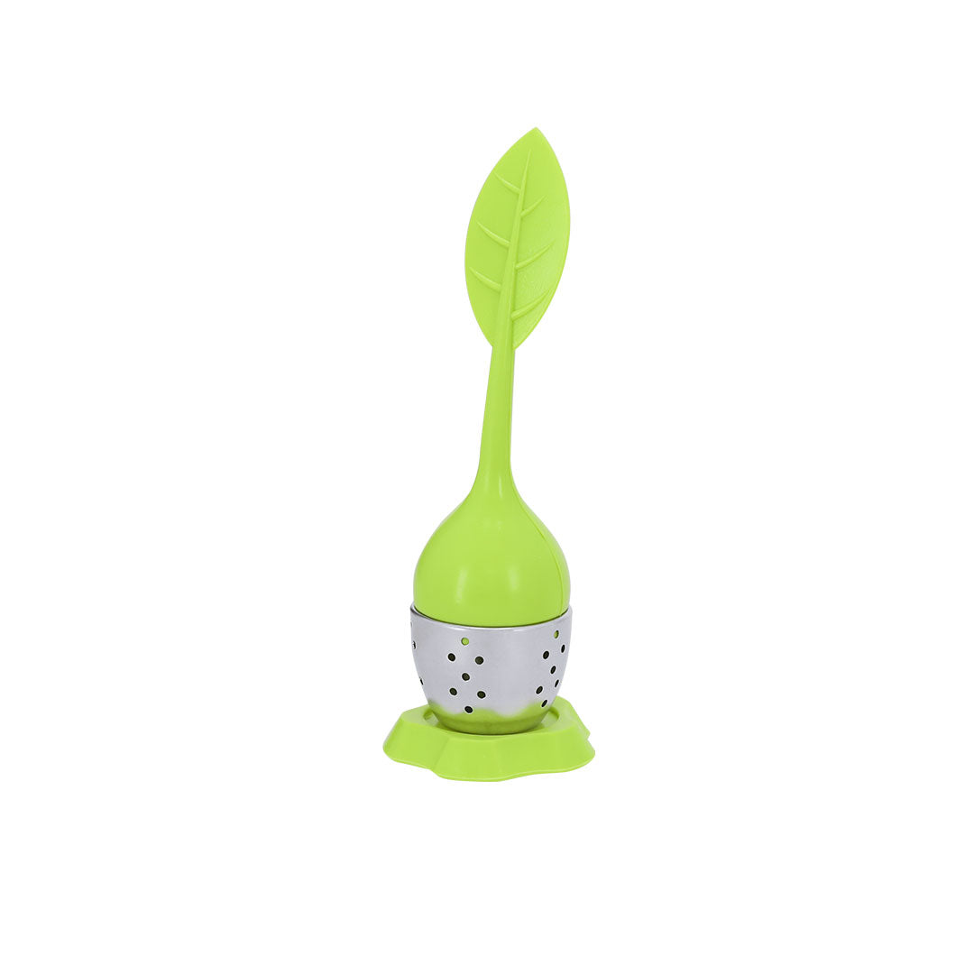 Ponar Tea Infuser – Silicone & Stainless Steel Leaf Design | Fou Tees Ireland