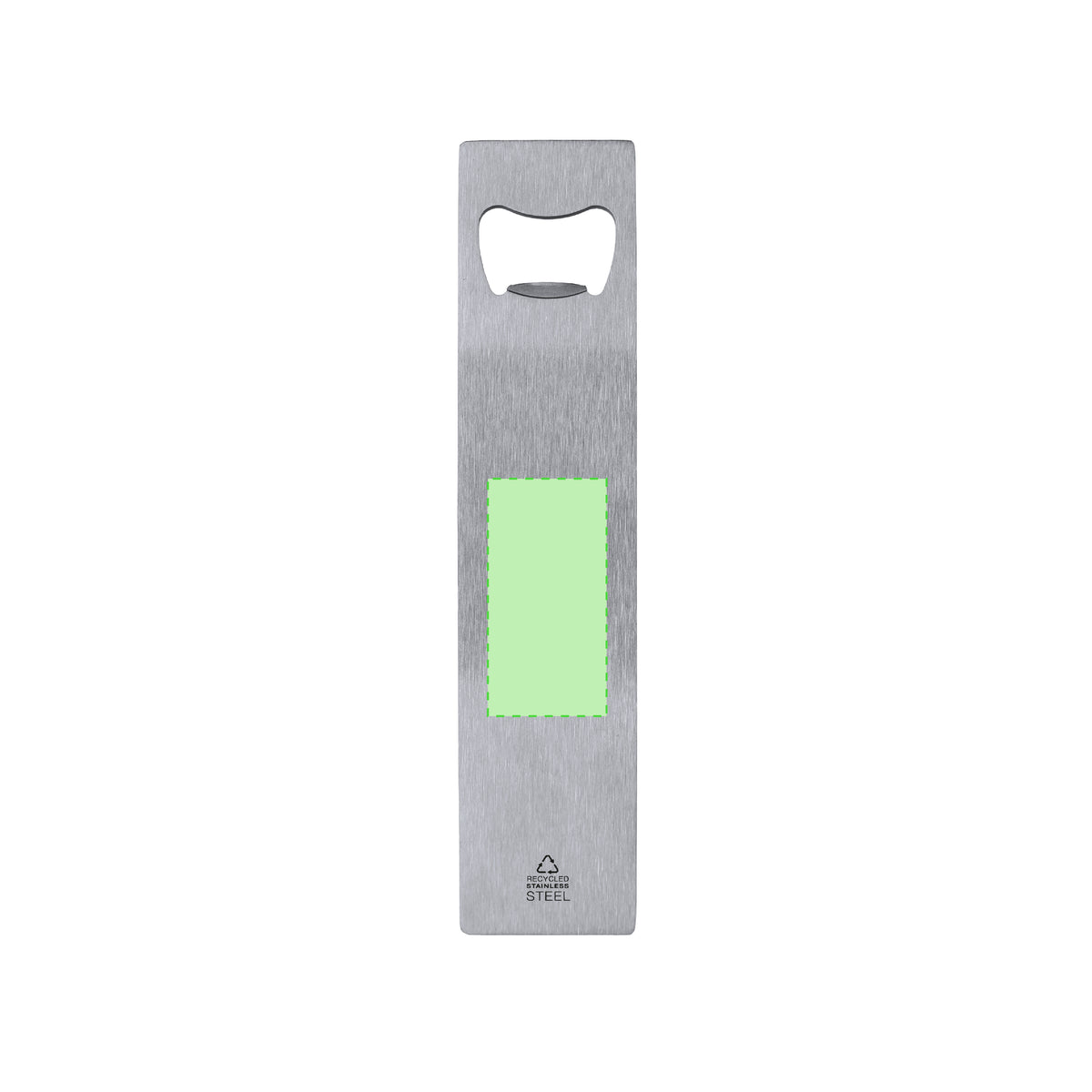 Azaria Recycled Stainless Steel Opener – Sustainable and Durable Bar Accessory
