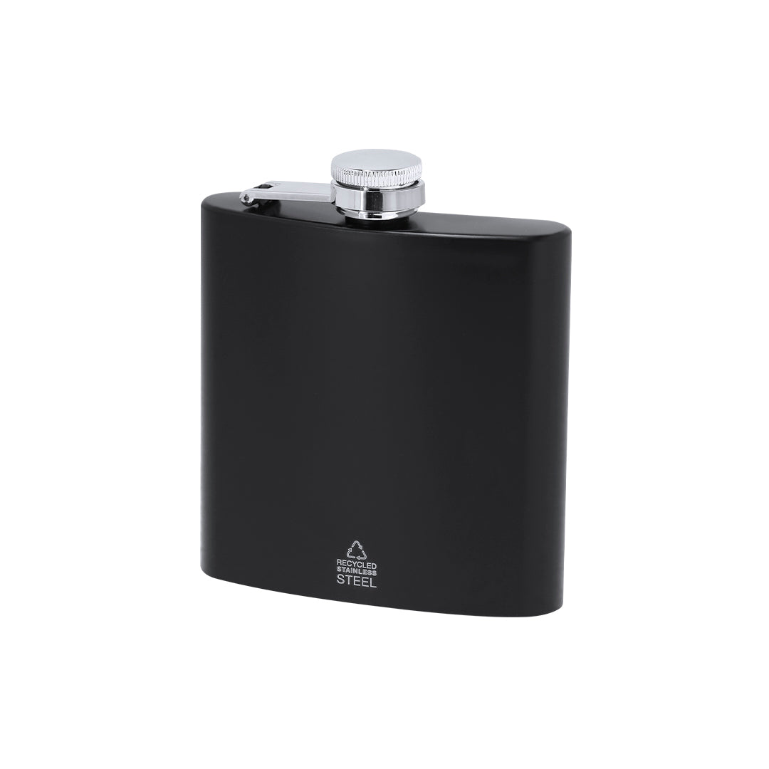 Lindog Recycled Stainless Steel Hip Flask – Durable and Sustainable Drinkware