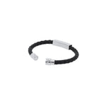 Karasef Bracelet – Stylish Synthetic Leather with Stainless Steel Plate