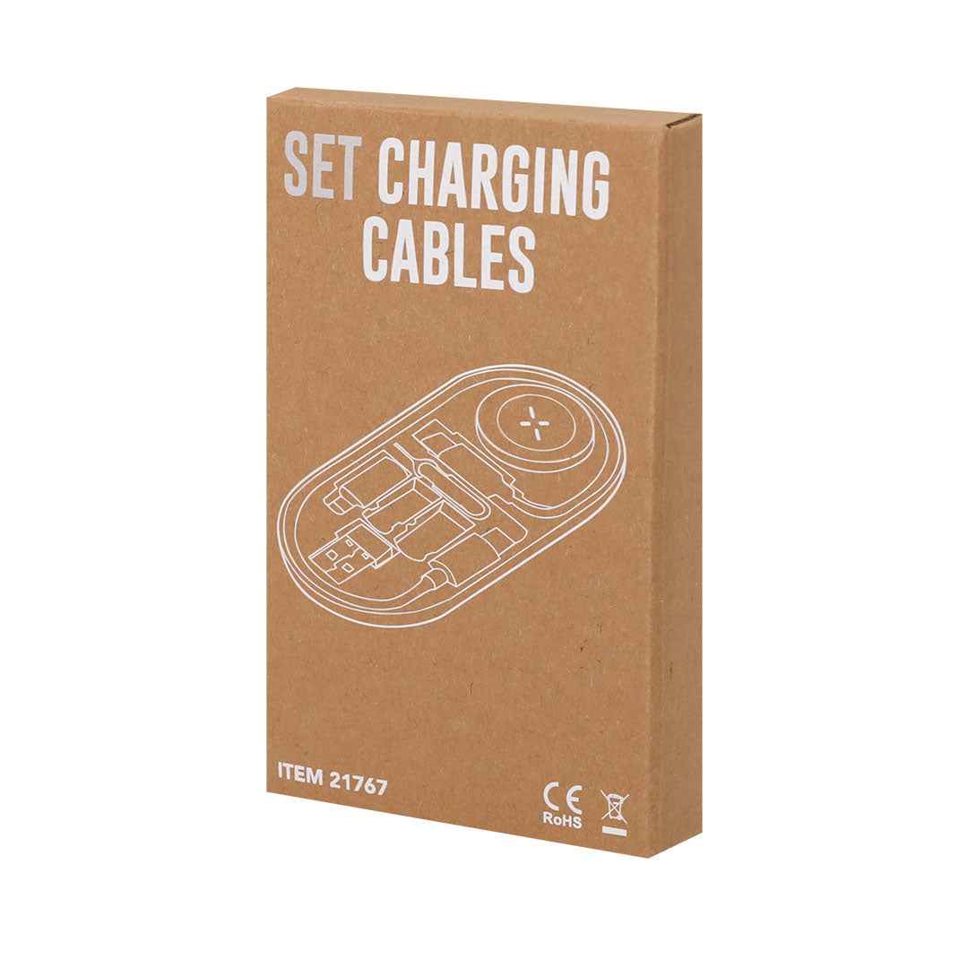 Nebrex Charging Cables - Eco-Friendly Multifunction Set for Bulk Orders