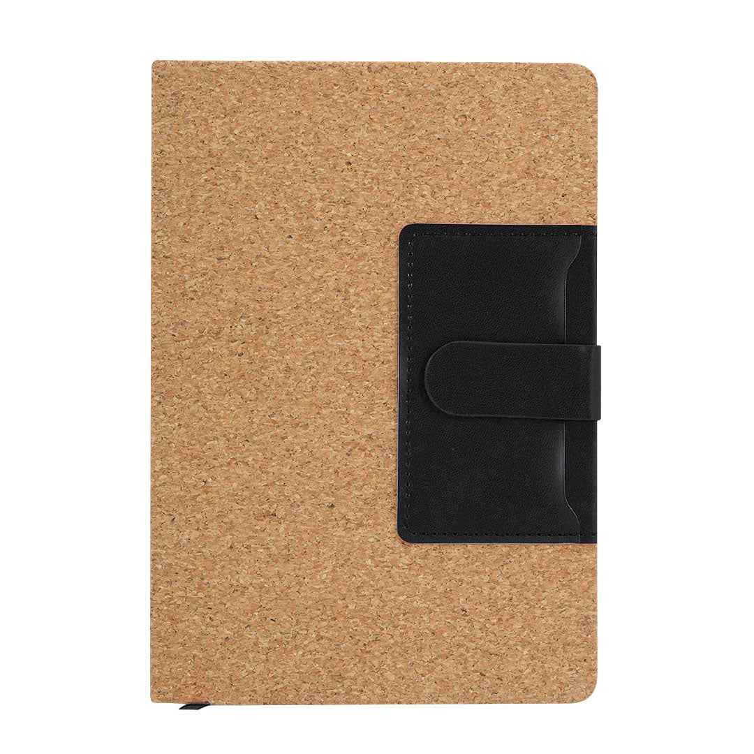 Rosiuk Notepad – Natural Cork and PU Cover with Magnetic Closure | Fou Tees Ireland