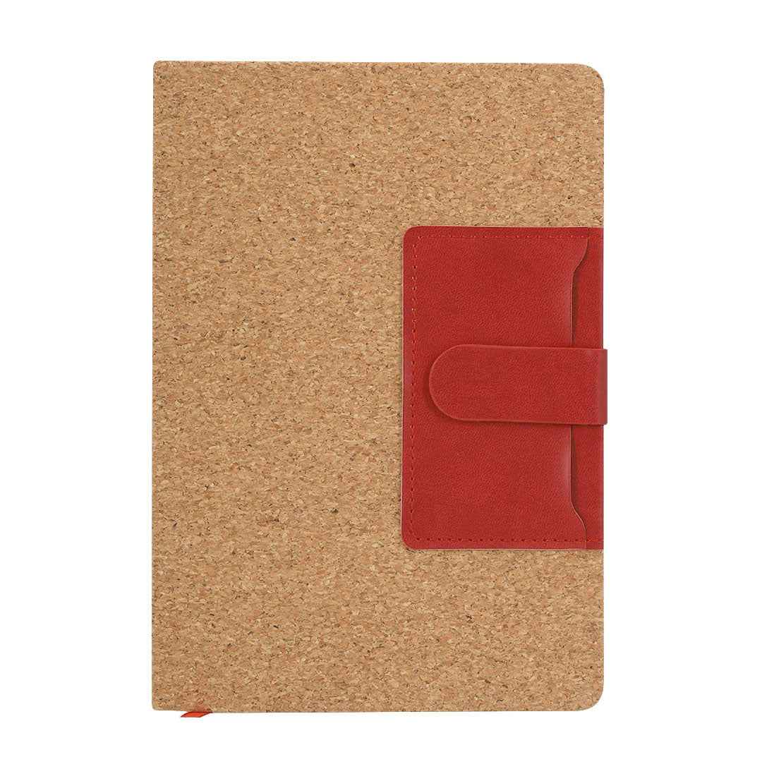 Rosiuk Notepad – Natural Cork and PU Cover with Magnetic Closure | Fou Tees Ireland
