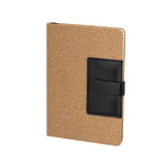 Rosiuk Notepad – Natural Cork and PU Cover with Magnetic Closure | Fou Tees Ireland