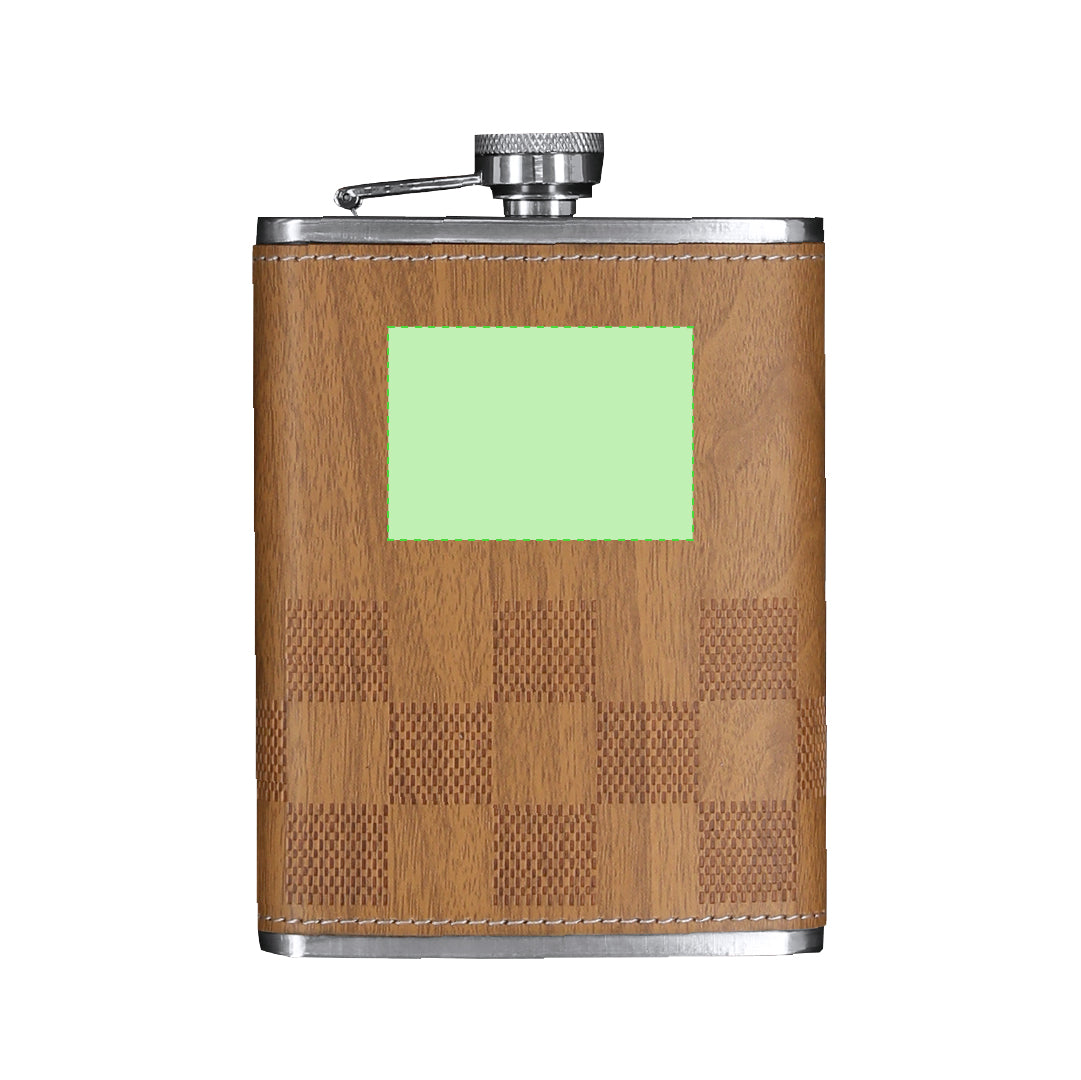 Fleet Hip Flask Set – Elegant Chessboard Design Gift