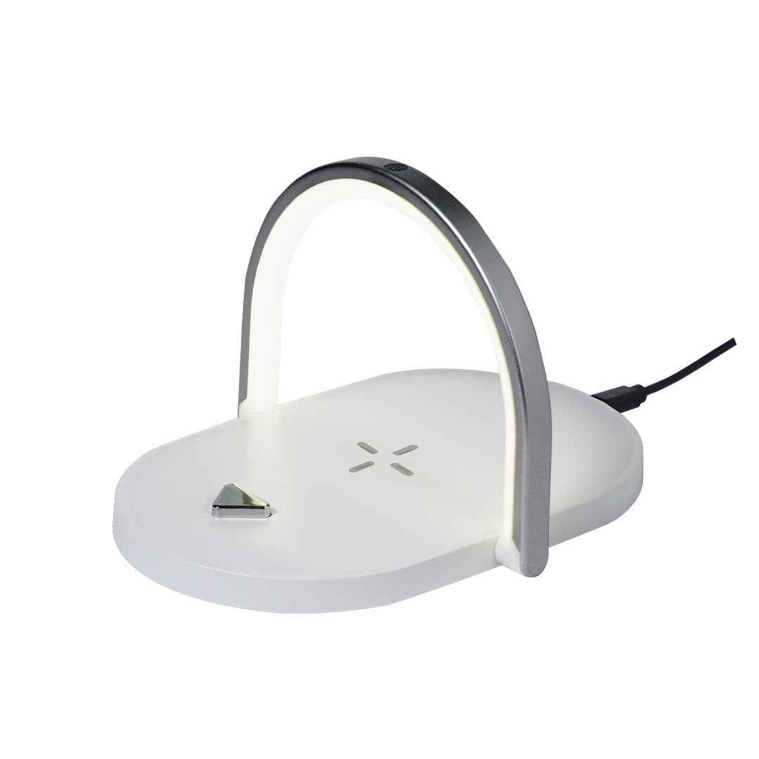 Cranston Multifunction Lamp with Wireless Charger and LED Light Ring