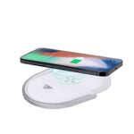 Cranston Multifunction Lamp with Wireless Charger and LED Light Ring
