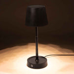 Kirsten Lamp – Rechargeable Matte Black LED Lamp