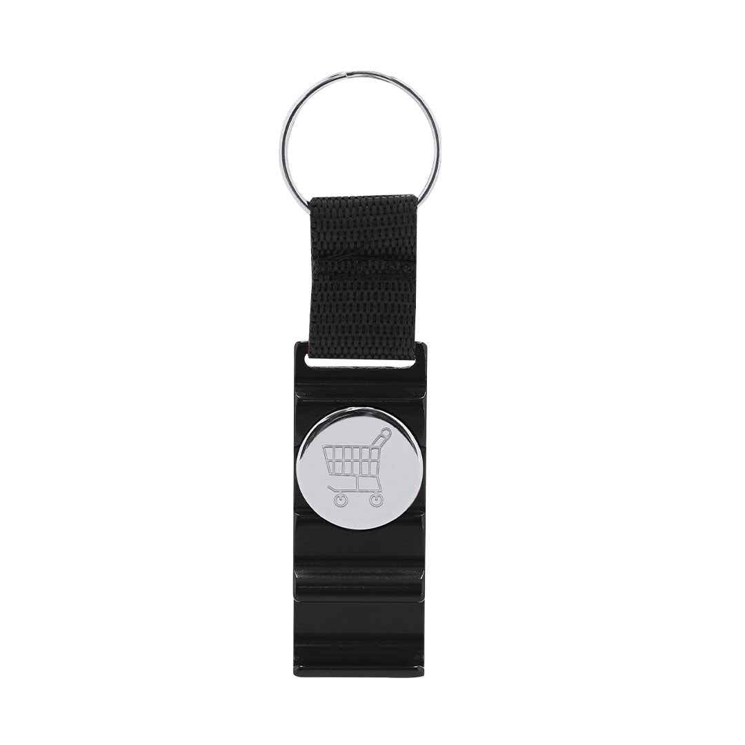 Nevin Keychain with Coin – Practical Aluminium Shopping Cart Token