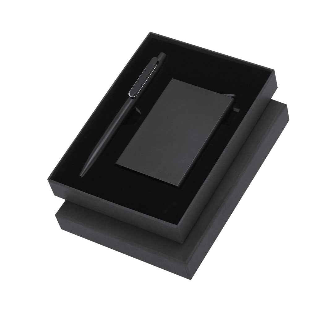 Randolph Recycled Aluminum Pen and Cardholder Set for Irish Businesses
