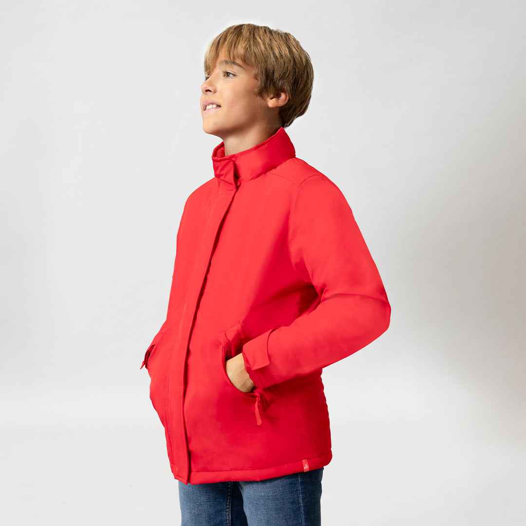 Oceanía Children's Padded Parka – Durable & Customisable Outerwear
