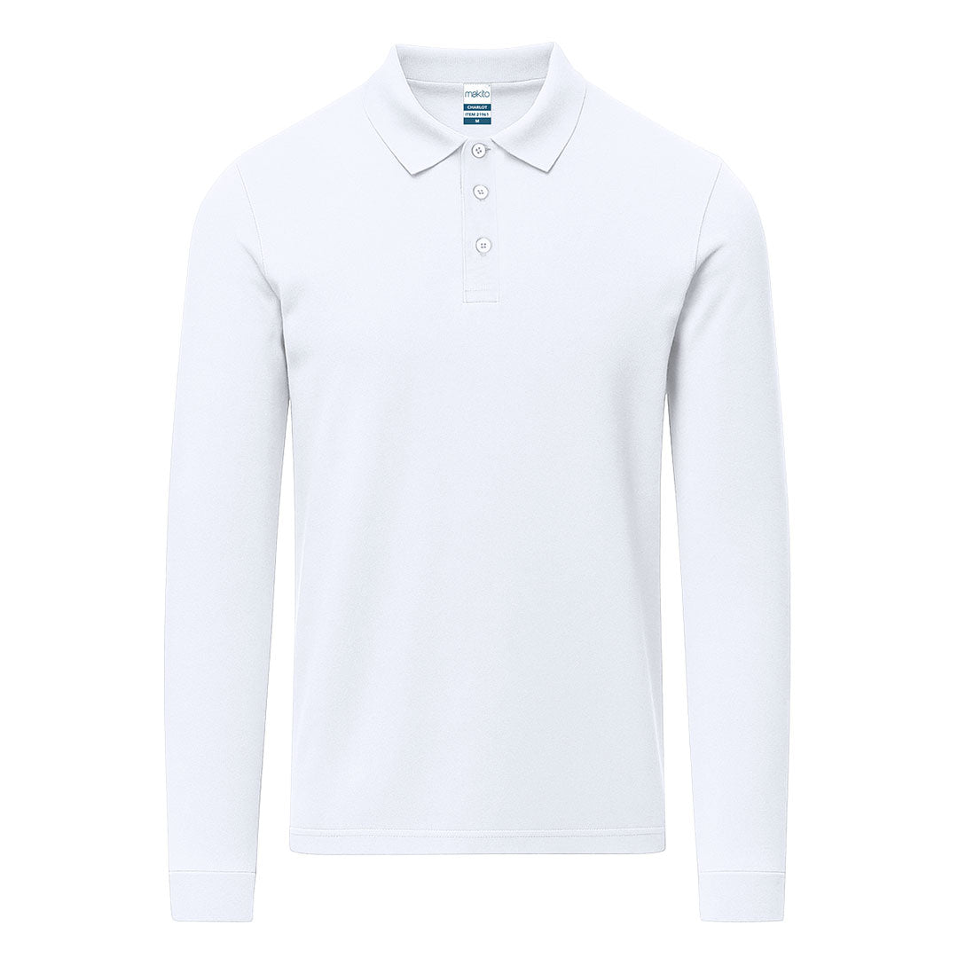 Charlot Polo Shirt – Quality Long-Sleeve Piqué for Irish Businesses