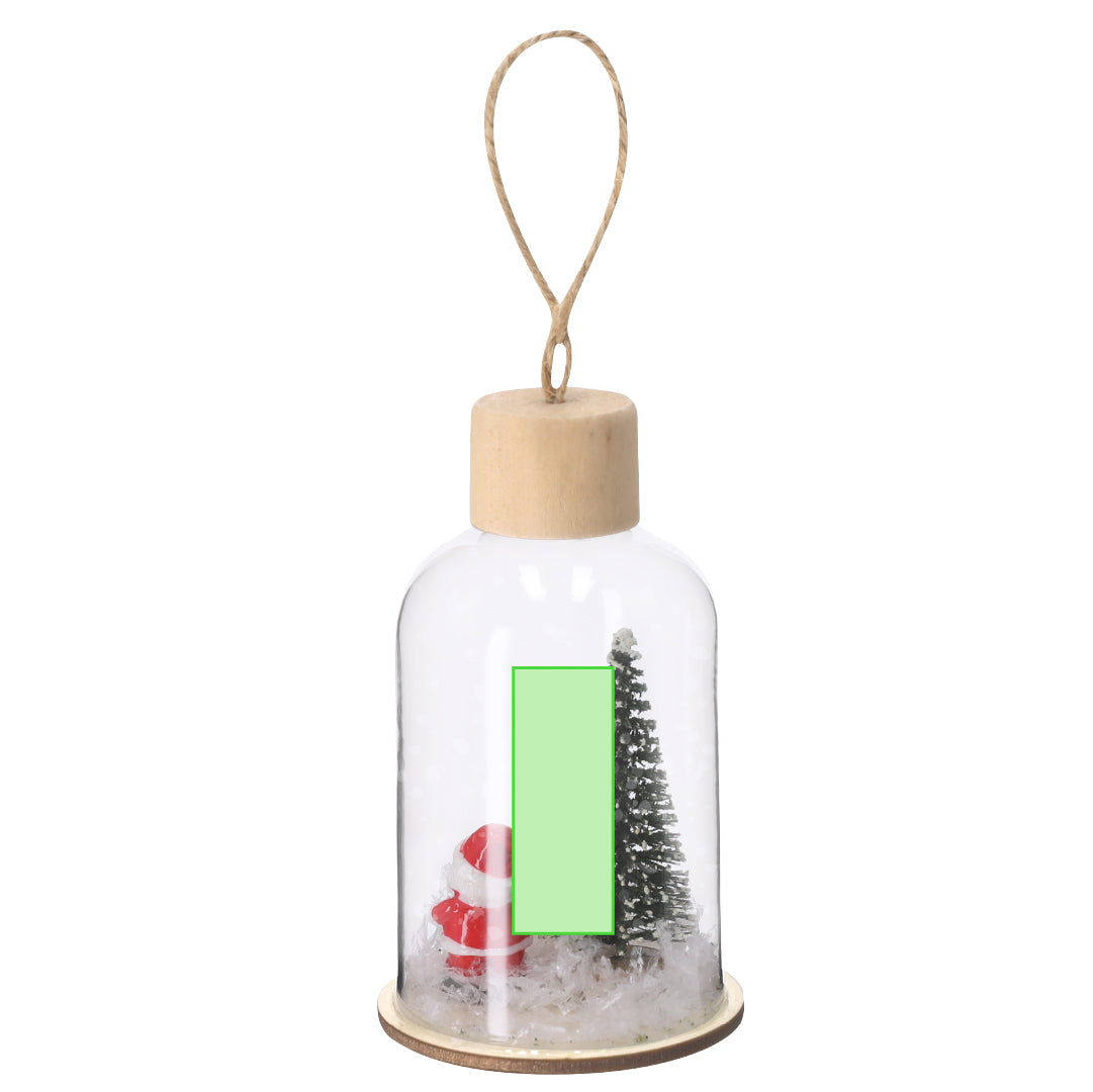 Babek Christmas Ornament – Elegant Glass Decoration with LED Lighting