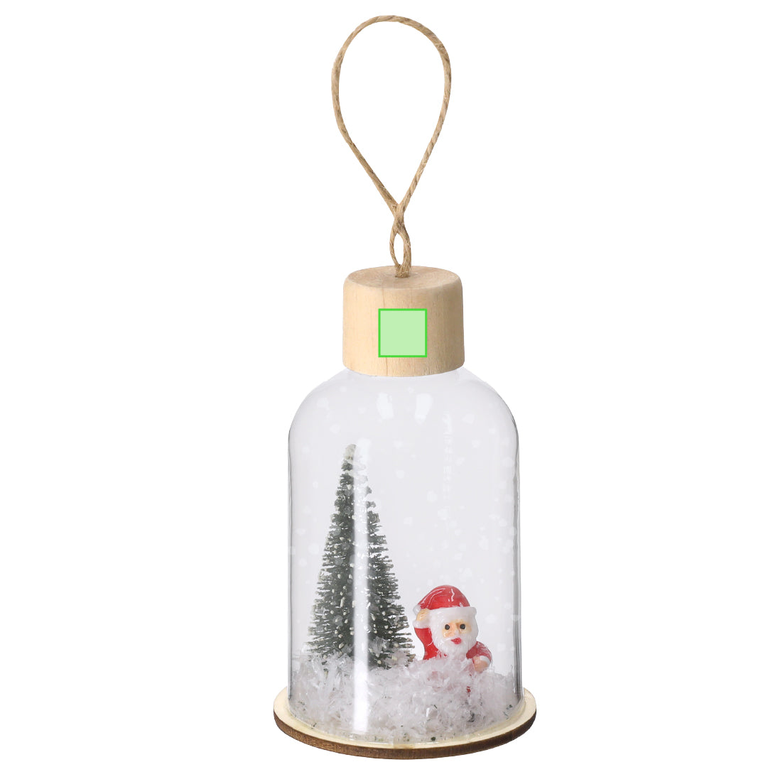 Babek Christmas Ornament – Elegant Glass Decoration with LED Lighting