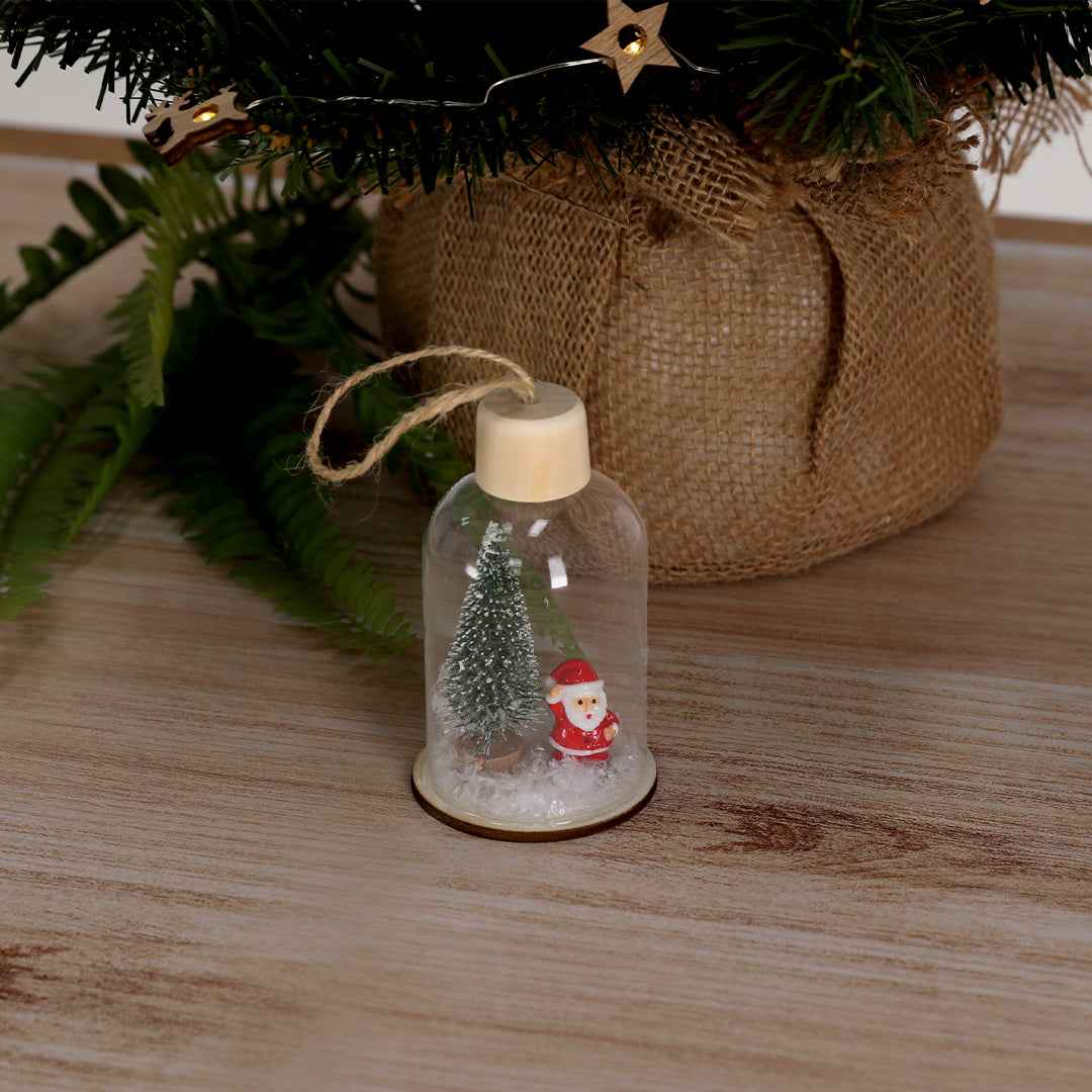 Babek Christmas Ornament – Elegant Glass Decoration with LED Lighting