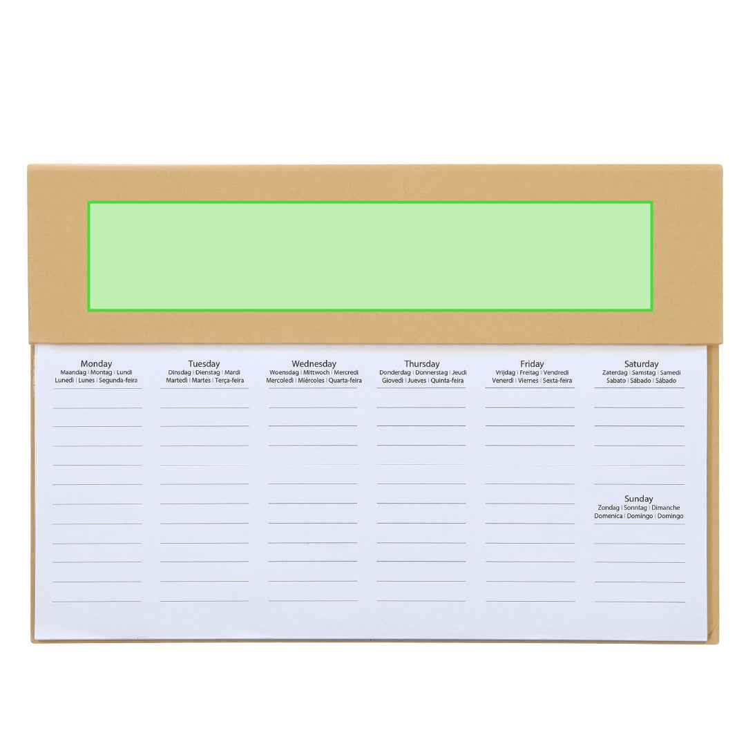 Isan Weekly Desk Planner – Sustainable Office Organisation