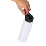 Elosok RPET Drum – Eco-Friendly 750ml Bottle with Straw and Handle