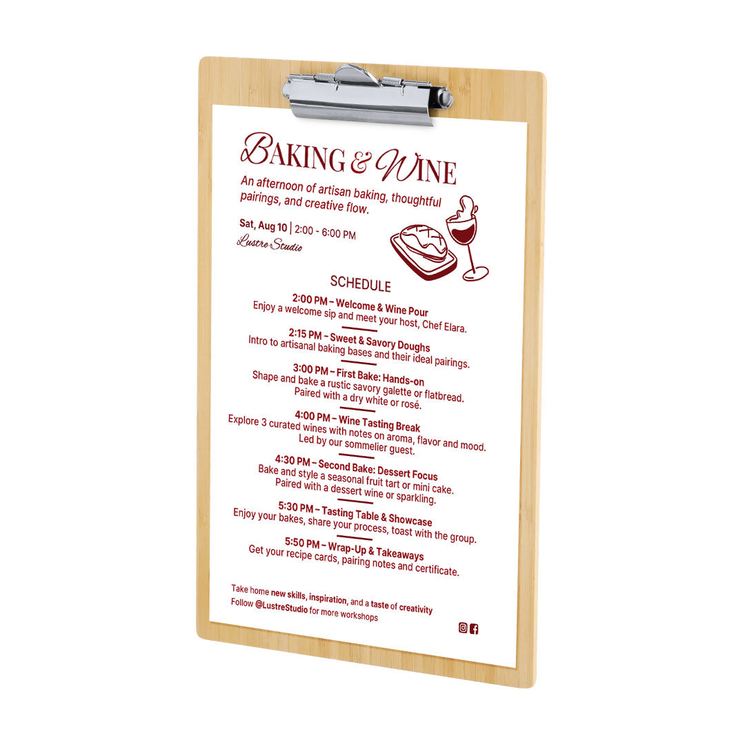 Lunaro Bamboo Organizer – Stylish and Practical Document Holder