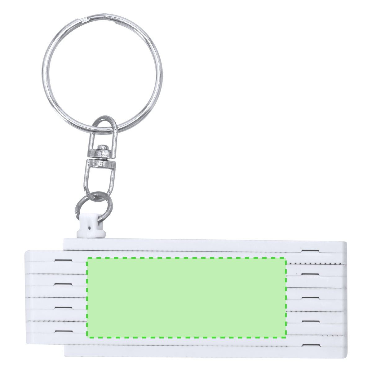 Qivan Folding Ruler Keychain – Durable and Versatile Measuring Tool