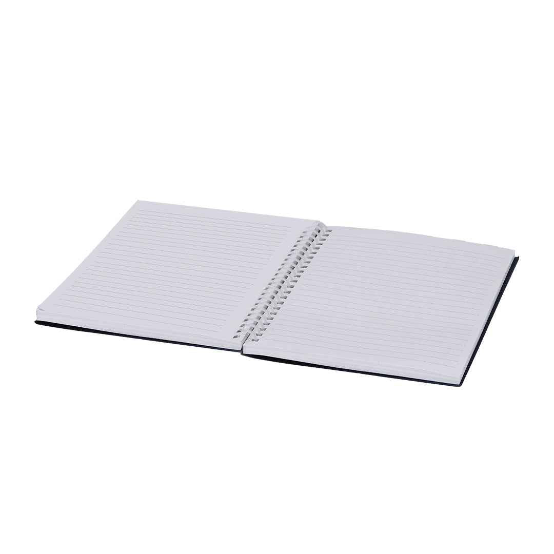 Kidon Transparent Ring Notebook – Sustainable A5 Recycled Cardboard Notebook